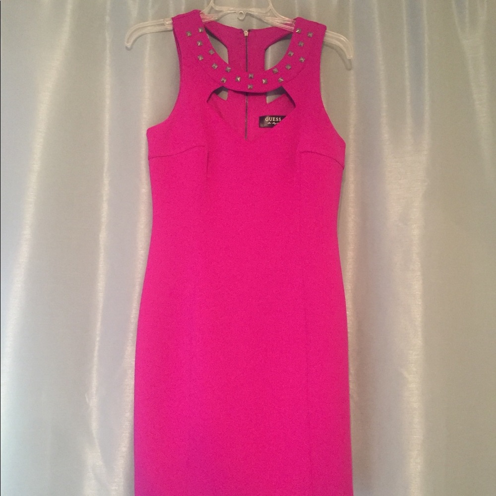 Guess party dress - fuchsia